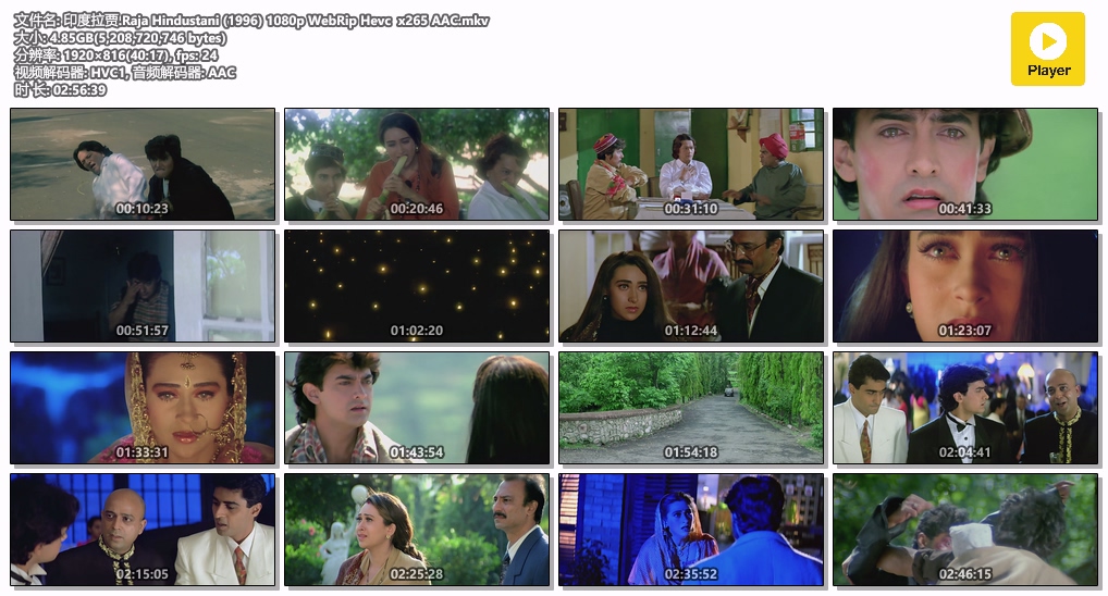 印度拉贾.Raja Hindustani (1996) 1080p WebRip Hevc  x265 AAC.mkv.jpg