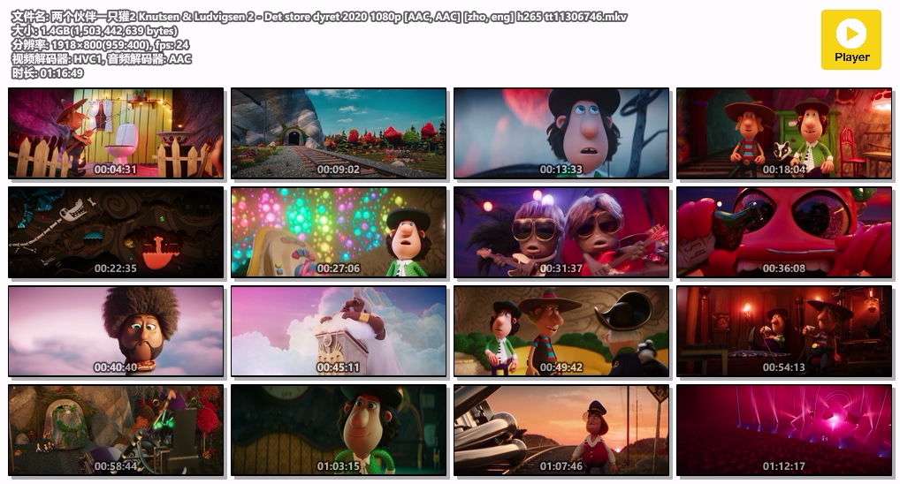 两个伙伴一只獾2 Knutsen & Ludvigsen 2 - Det store dyret 2020 1080p [AAC, AAC] [z.jpg